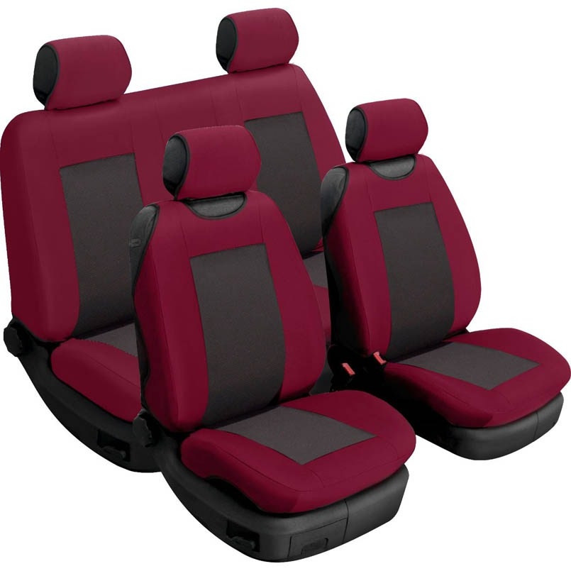 Чохли універсал Beltex Comfort гранат,к-т на 4 сидіння зі вставк. ориг.тканин,без підголовників