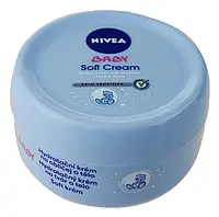 Nivea Baby Soft Cream зволожуючий крем для обличчя та тіла, 200 мл