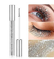 Водостійка туш для вій зі срібними блискітками ICVC Diamond Eyelash / Прозора туш з глітером