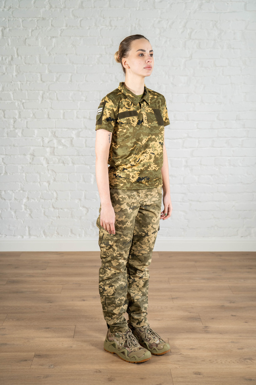 Форма пиксель мм14 тактическая rip-stop женская полевая костюм летний пиксельный боевой камуфляжный зсу - фото 2 - id-p2125835922