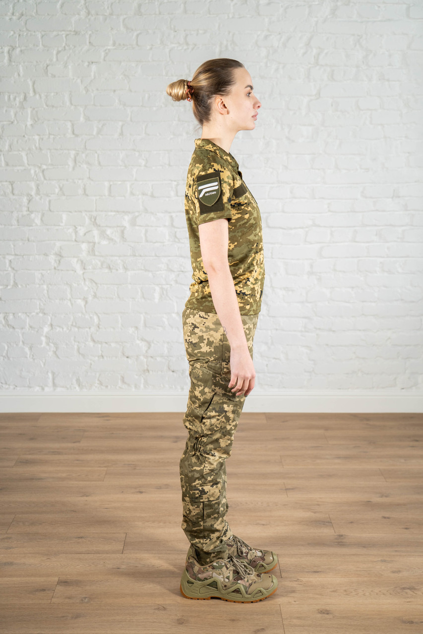 Форма пиксель мм14 тактическая rip-stop женская полевая костюм летний пиксельный боевой камуфляжный зсу - фото 3 - id-p2125835922