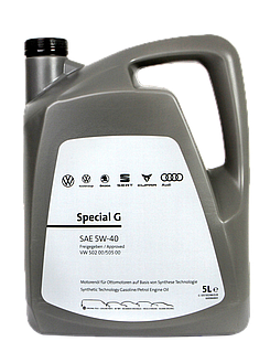 Моторне масло VAG Special G 5W-40 5л доставка укрпоштою 0 грн