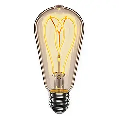 Світлодіодна лампа Velmax V-FILAMENT-AMBER-ST64-Петля 4W E27 2700K 21-43-52-1