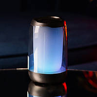 Беспроводная колонка портативная с подсветкой 8 Вт bluetooth колонка • блютуз акустика для дома