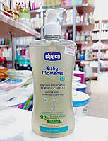 Гель-шампунь для тела и волос Chicco Baby Moments Без слез 500 мл