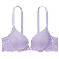 Гладкий мереживний бюстгальтер пуш-ап Victoria's Secret Star Lilac Size 36A