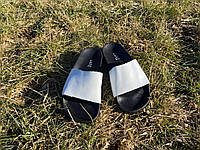 Женские летние тапки кожаные открытые белые размер 36, красивые женские шлепанцы из кожи FAB-01
