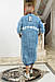 Турецька джинсова сукня великих розмірів 54-62, фото 2