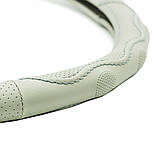 Чехол руля 36 см S серый с перфорацией Elegant EL 105 555/0, фото 2