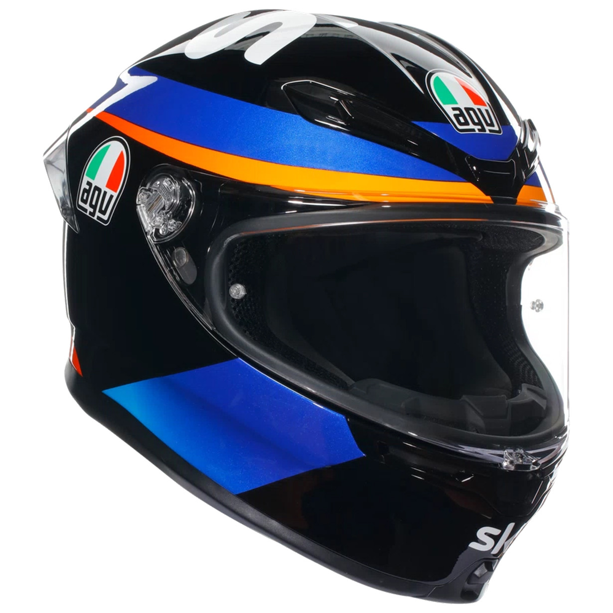 МОТОШОЛОМ ЗАКРИТИЙ AGV K6 S - MARINI SKY RACING TEAM 2021