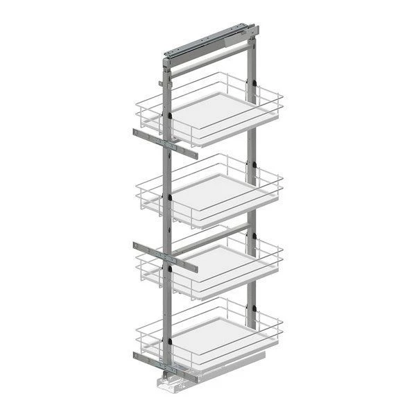 Карго - 30 REJS MAXIMA EVO MIDI II 4 рівні (1200-1400) хром+білий (без направляючих), фото 1