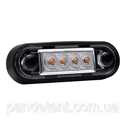 Габаритні ліхтарі для вантажівок LED жовтий (Fristom), фото 1