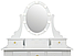 Косметичний туалетний столик з табуретом FUNFIT White LED (2785), фото 4