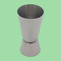 Джиггер барний мірний з нержавіючої сталі Міряльний стакан для коктейлів Мірник для бару 25/50 мл