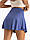 Спортивна Спідниця-Шорти з Подвійним Кроєм, блакитний джинс L, фото 4