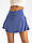 Спортивна Спідниця-Шорти з Подвійним Кроєм, блакитний джинс L, фото 2