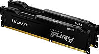 Память для настольных компьютеров Kingston FURY 16 GB (2x8GB) DDR3 1866 MHz Beast Black (KF318C10BBK2/16)