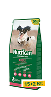 Сухой корм для взрослых собак премиум класса Nutrican Adult 15+2 кг (nc507016)
