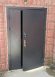 Вхідні двері Метал/Метал Антрацит (вхідні вулиця) Ваш ВиД Рал 7024 1200х2050х80 Ліве/Праве, фото 4