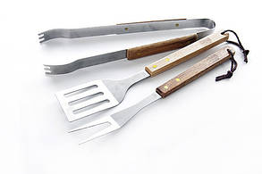 Набір інструментів для барбекю на блістері (3 шт., 38 см) СИЛА