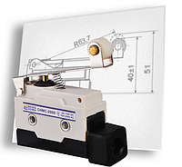 Микровыключатель концевой с роликом D4MC-2000 АСКО-УКРЕМ [A0050040016]