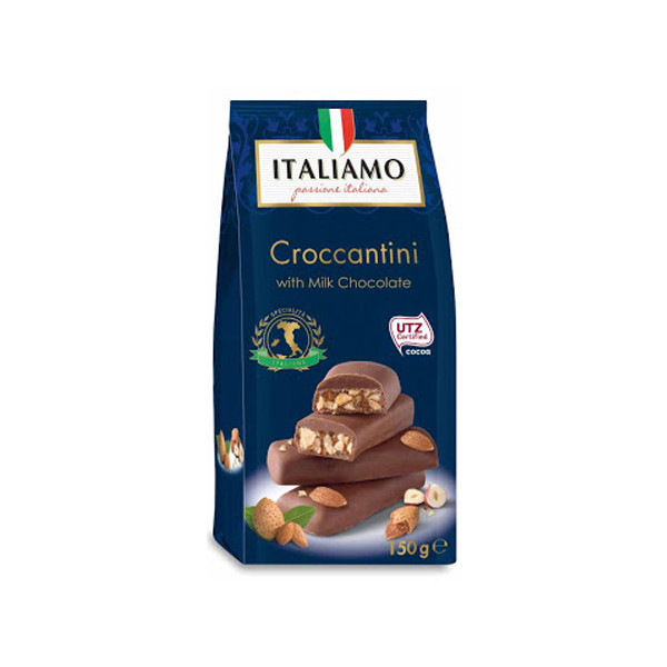 Батончик з молочного шоколаду ITALIAMO Croccontini