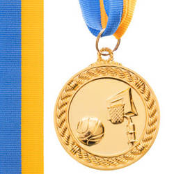 Медаль спортивна зі стрічкою SP-Sport Баскетбол C-7019 золото