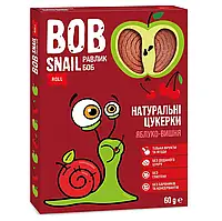 Цукерки яблучно-вишневі пастила Bob Snail, 60г