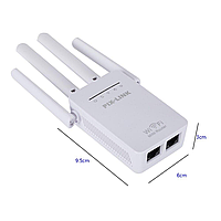 Беспроводной усилитель Wifi 300 Мбит/с 4 антены WR09Q, ретранслятор Wifi репитер сигнала IIEEE802.11 b/g/n, si