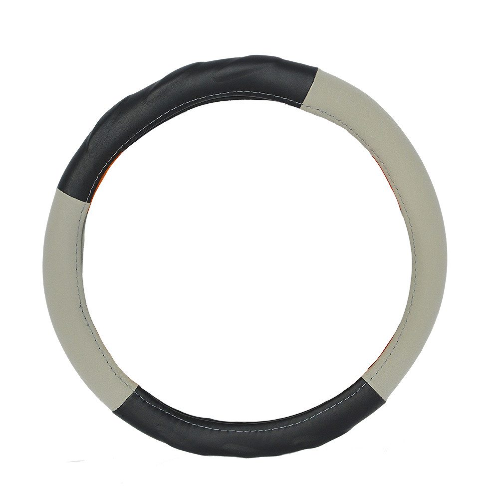 Чохол на кермо 40 см L чорно-сірий Elegant EL 105 541, фото 1