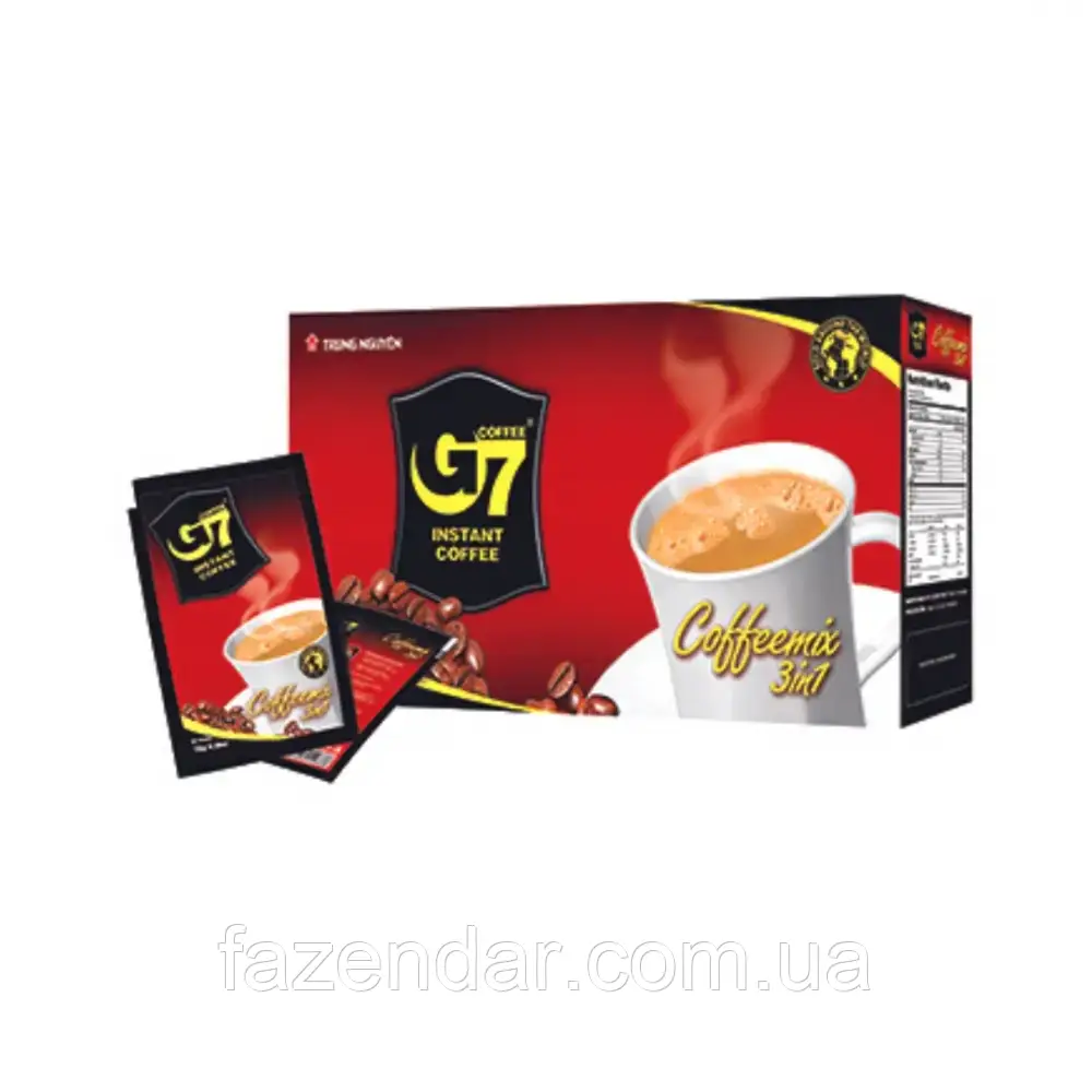 В'єтнамська розчинна кава 3 в 1 G7 (16 г 20 шт)