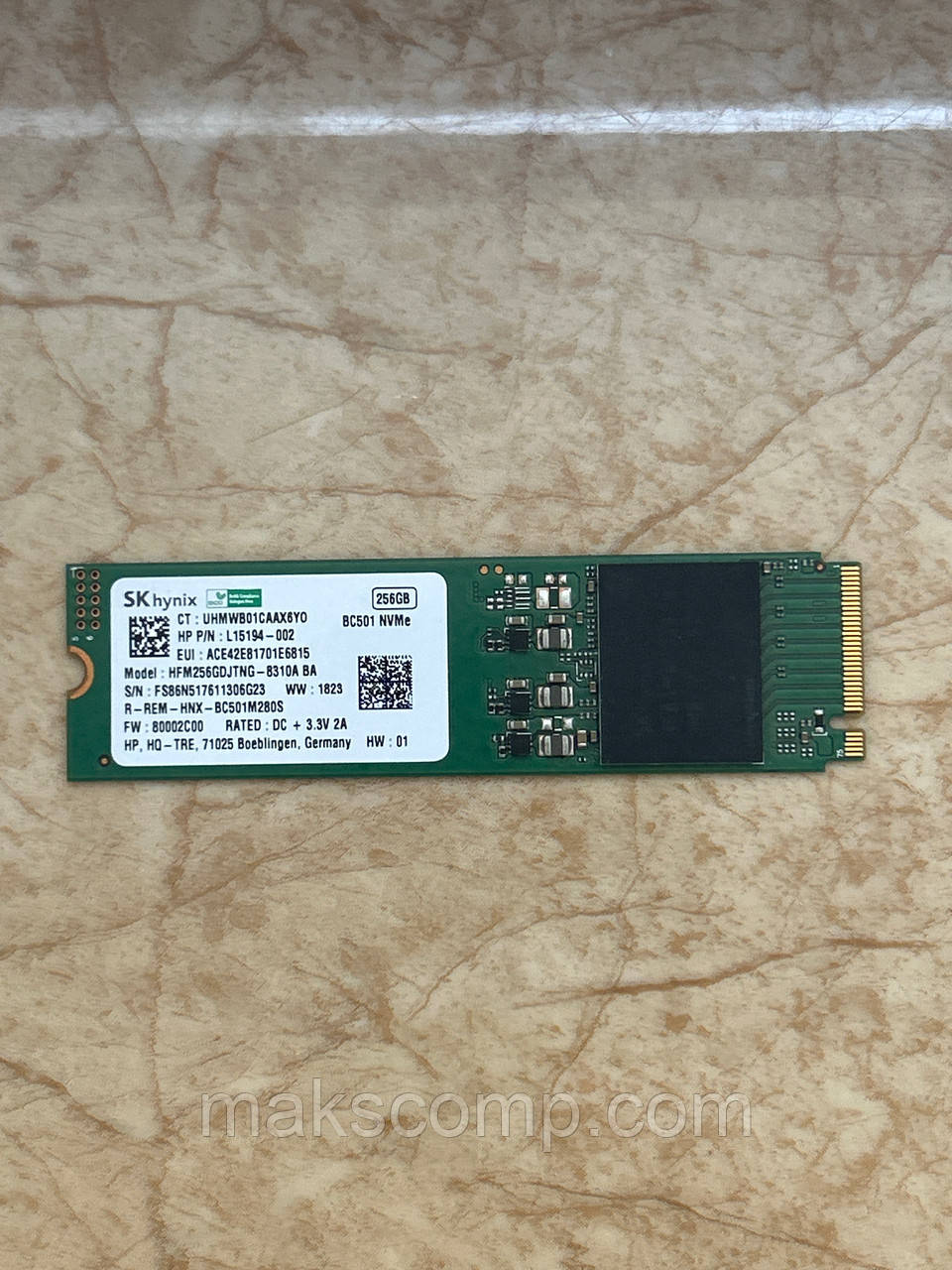 SSD Hynix 256Gb BC501 m.2 NVMe PCIe