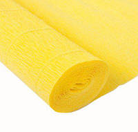 Гофропапір жовтий лимон 144 г/м2, 50*250 см, Lemon Yellow 575, Cartotecnica Rossi