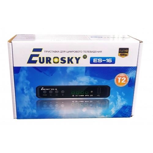 Цифровий ефірний ресивер T2 Eurosky ES-16
