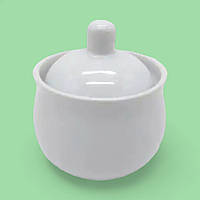 Цукорниця керамічна біла для кафе D 8 cm H 7 cm 250 мл.