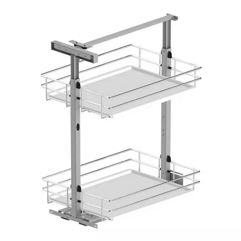 Карго - 40 REJS MAXIMA EVO MINI кріплення нижнє хром/білий, фото 1