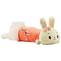 Мягкая игрушка "Зайка" M 14736 длина 69 см (Розовый) Toyvoo М'яка іграшка "Зайчик" M 14736 довжина 69 см