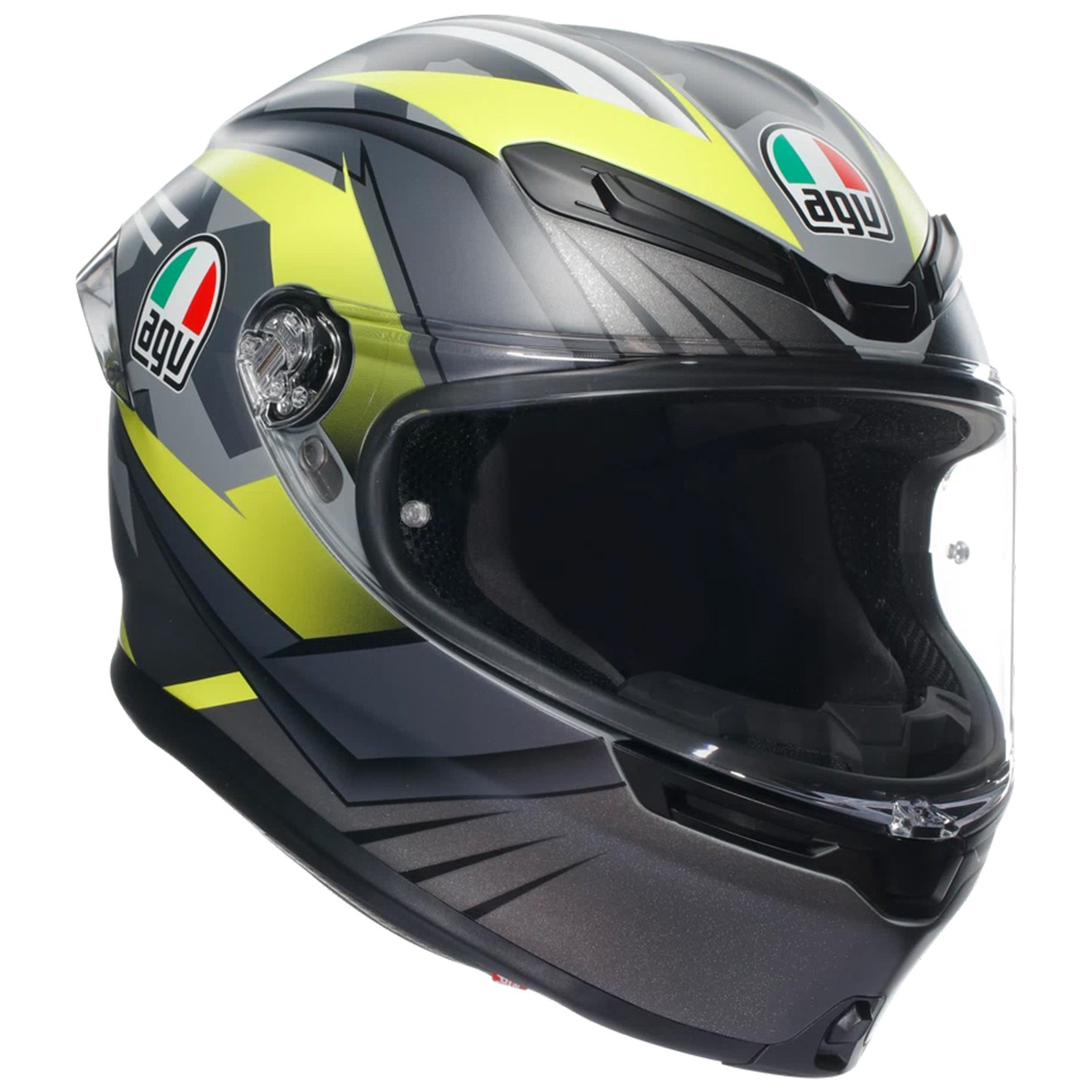 МОТОШОЛОМ ЗАКРИТИЙ AGV K6 S - EXCITE MATT CAMO/YELLOW FLUO