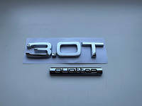 Шильдик на багажник напис на багажник Аудіо, Audi 3.0 T quattro, 3.0T quattro,3.0T quattro
