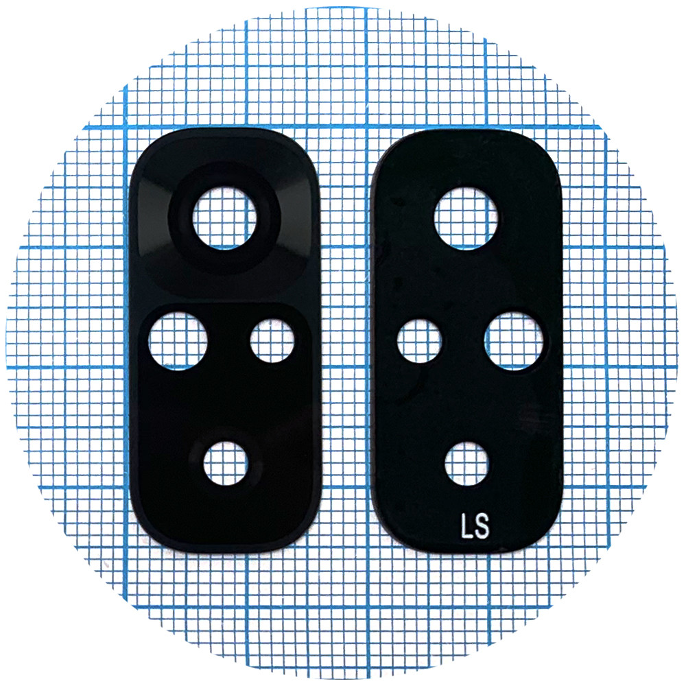 Скло камери Xiaomi Redmi Note 10, Redmi Note 10S, Poco M5s (чорне), фото 1