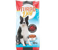 Полнорационный сухой корм для собак Turbo Dog Beef со вкусом говядины 10 кг (5997328300088)