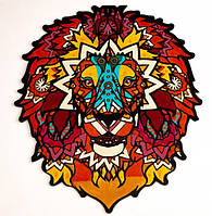 Пазл раскраска-антистресс Африканский Лев