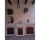 Бетонний стіл-мийка «Манчестер» з фасадом, фото 2