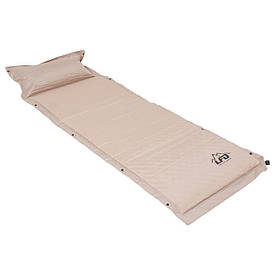 Самонадувной каремат-матрас с подушкой (коврик надувной) LFO GJ-016