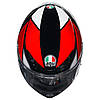 МОТОШОЛОМ ЗАКРИТИЙ AGV K6 S - HYPHEN BLACK/RED/WHITE, фото 7