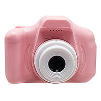 Детский Игрушечный Фотоаппарат X2 видео, фото (Розовый) BUYT Дитячий Іграшковий Фотоапарат X2 відео, фото