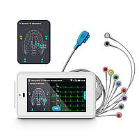 Профессиональный ЭКГ монитор Wellue с 6 12 отведениями