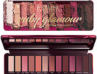 Палетка тіней для повікEveline Cosmetics Ruby Glamour Eyeshadow Palette
