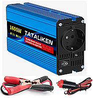 Инвертор Tataliken с чистой синусоидой 1600 Вт 220 В (12 v)