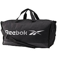 Спортивная сумка 35L Reebok TE M Grip черная Toyvoo Спортивна сумка 35L Reebok Training Essentials Medium